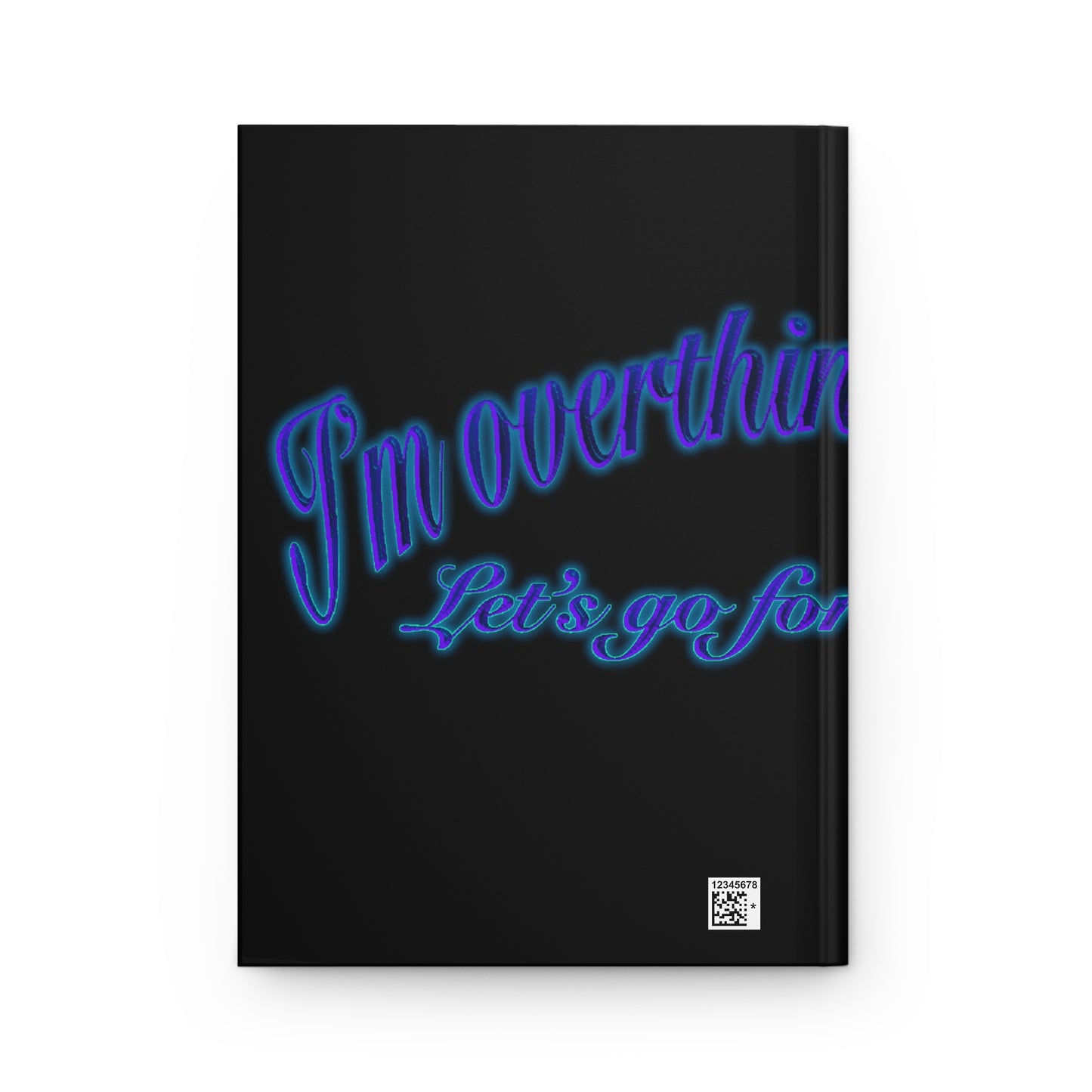 “I’m Overthinking Again” Hardcover Journal